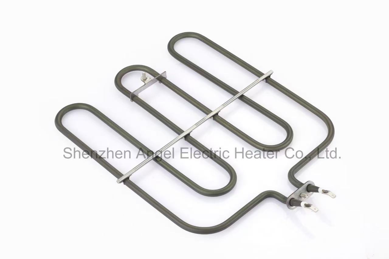 Microwave oven and oven heating tubes